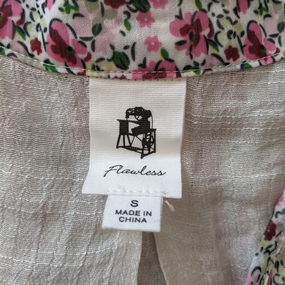 Flawless Floral Ruffle Mini Dress - Picture 3 of 10